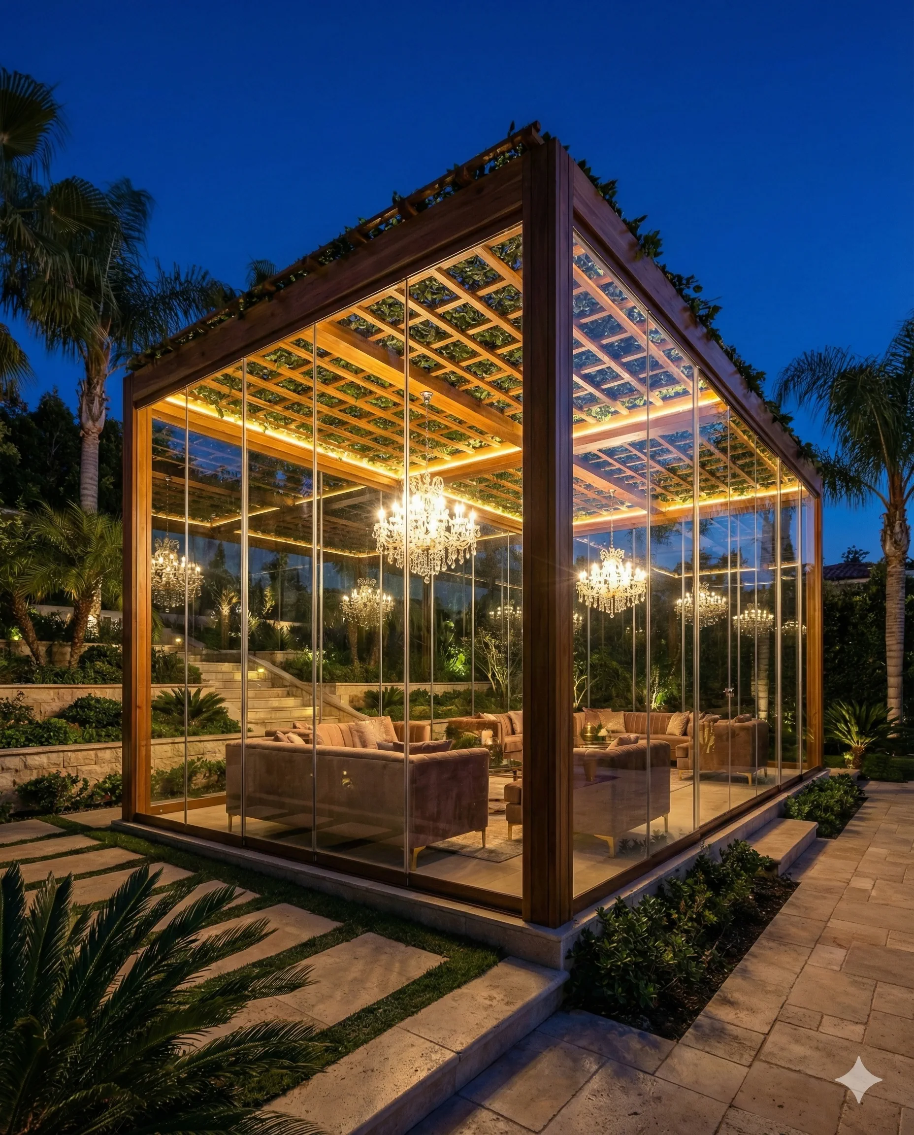 Architectural construction of luxury Succot