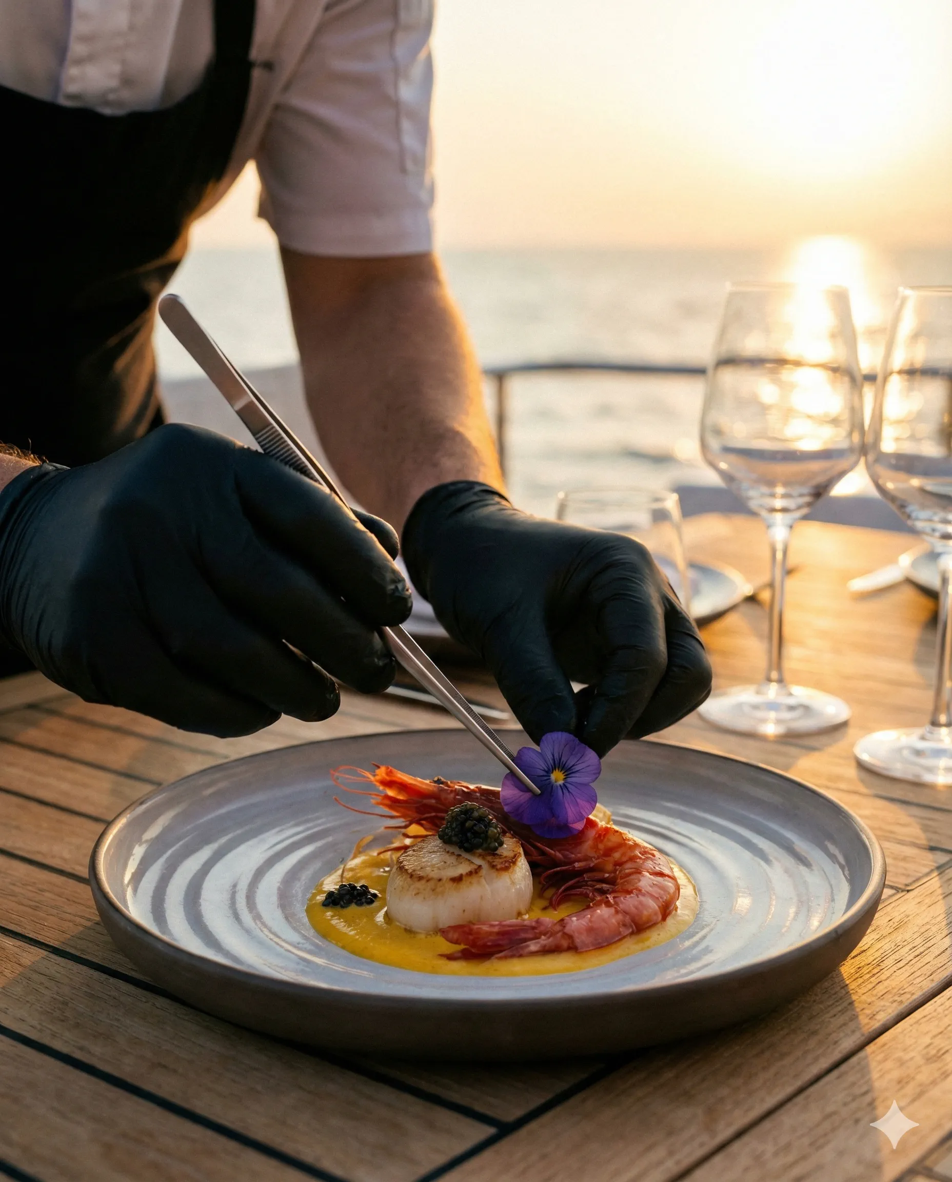 On-board gastronomy: Private Chef or signature catering